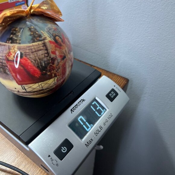 1997 Matrix Holiday Barbie Red Gown 4” Ornament Decoupage Doll Mattel Christmas - Picture 7 of 8